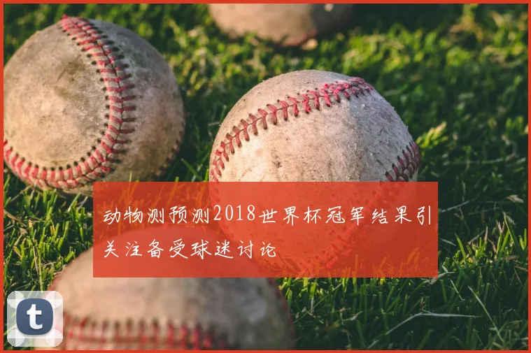 动物测预测2018世界杯冠军结果引关注备受球迷讨论