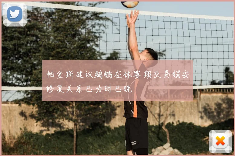 帕金斯建议鹈鹕在休赛期交易锡安修复关系已为时已晚