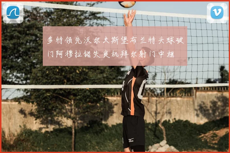 多特领先沃尔夫斯堡布兰特头球破门阿穆拉错失良机拜尔射门中框